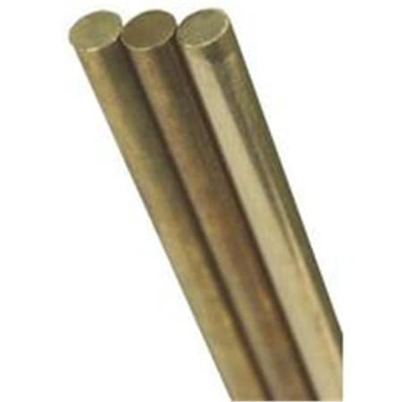 K&S Precision Metals K & S Engineering Brass Rod Rnd 3/32X36 1161 Pack Of 5 4085585